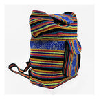 Mochila Artesanal Tejida Tipo Morral Con Bolsillo Frontal 10kg