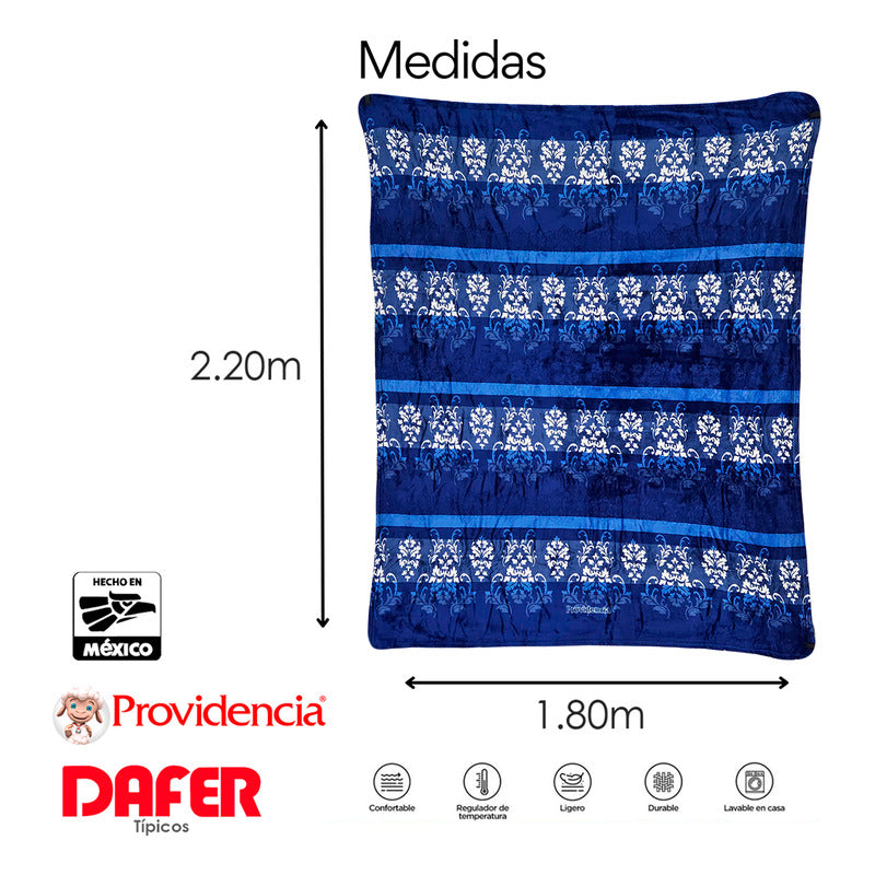 Cobertor Ligero Micrograbado 1.80x2.10m Providencia® Premium Rieña 1 Kg Bordó