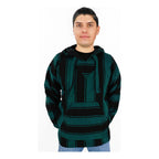 Suéter Poncho Canguro Artesanal Hoodie Acrilico Colores