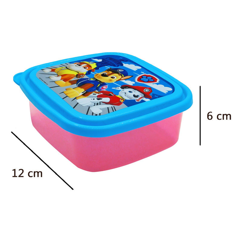 Recipiente Infantil Escolar Para Comida Diseños Varios