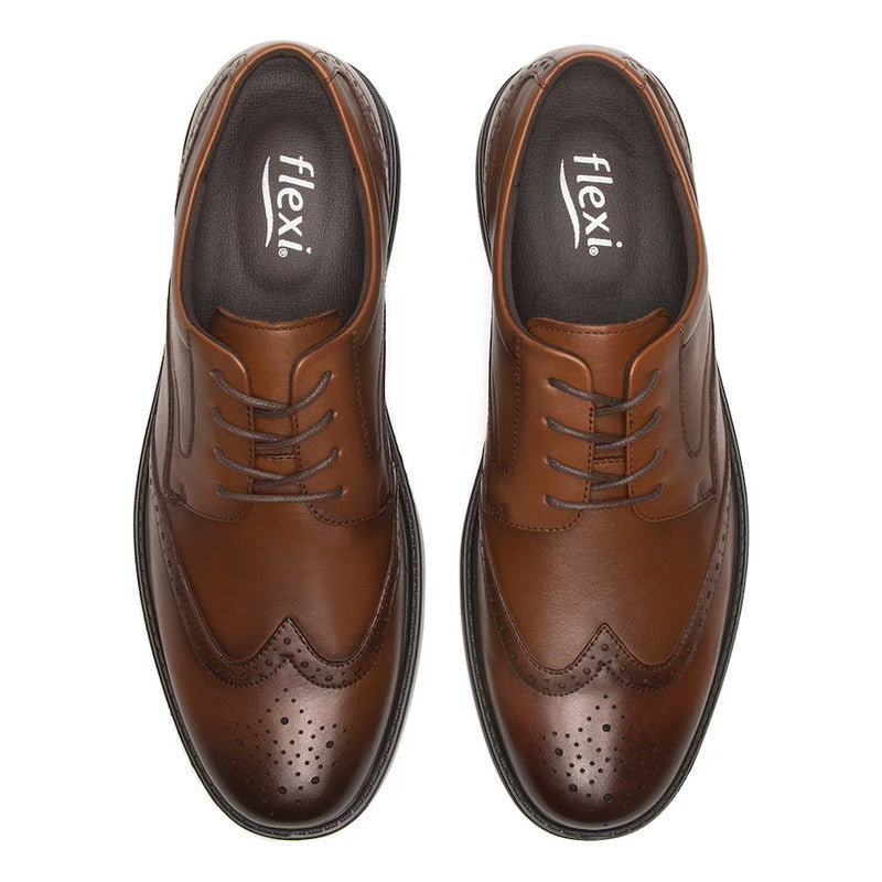 Zapato Derby Para Hombre Mod.417702 Marca Flexi®