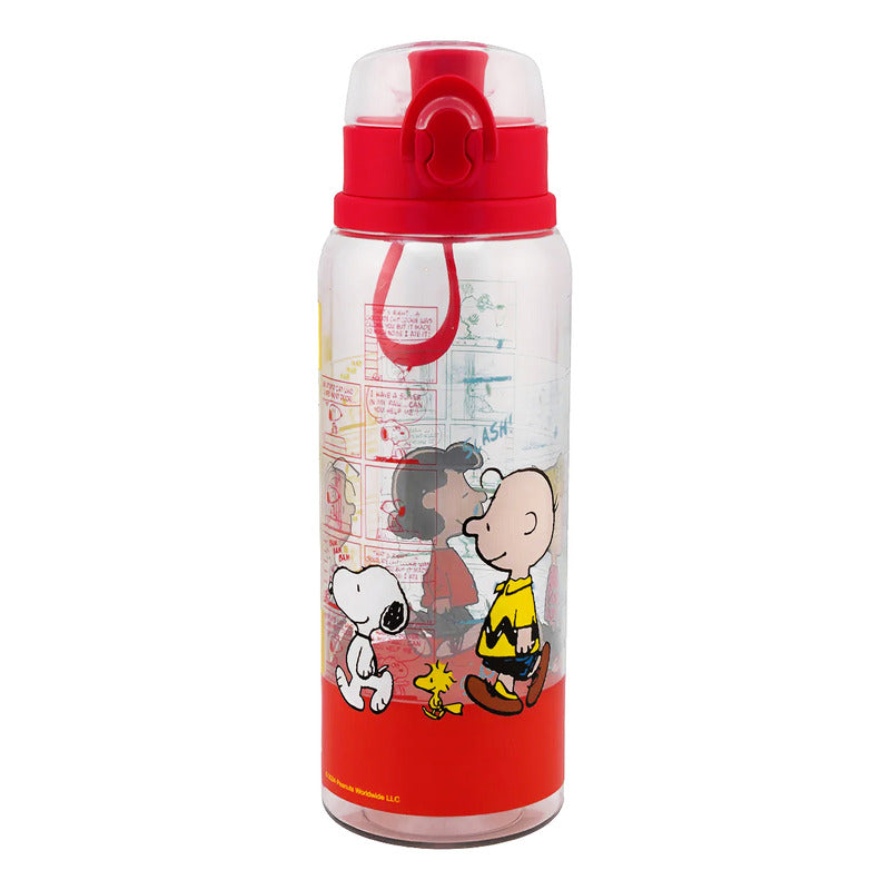 Botella De Agua Ligera Con Asa 900ml Diseños Animados