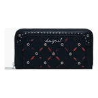 Cartera Troquelado Tachuelas 25wayp33/2000 Marca Desigual® Negro Troquelado Tachuelas