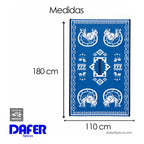 Jorongo Gaban Artesanal Mexicano Colores Azul Herraduras Azul Xg