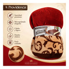 Cobertor Ligero Micrograbado 1.80x2.10m Providencia® Premium Delta 1 Kg Rojo
