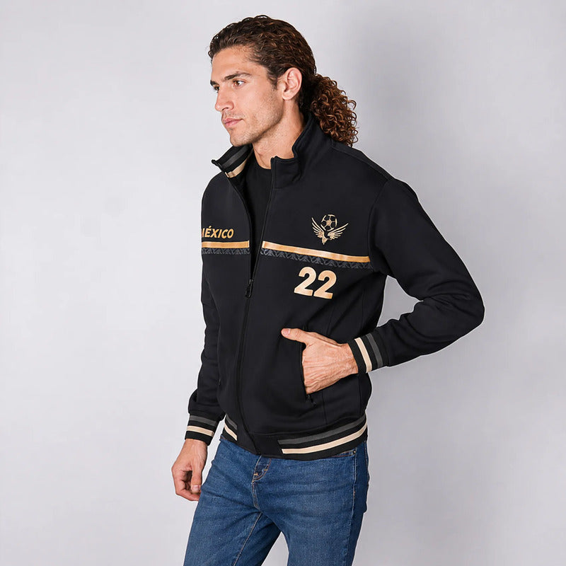 Sudadera Futbolera 2026 Mod. Cw90-sud9024b Greenlander® Negro G