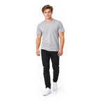 Playera Casual Básica Unisex Mod. 4148 Marca Skannda® Gris Lisa G