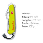 Navaja Con  Funda 0.8623.mwn Multiherramienta Victorinox® Amarillo