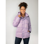 Chamarra Capitonada De Dama Dw86-pol7115 Greenlander® Lila Ch Lisa