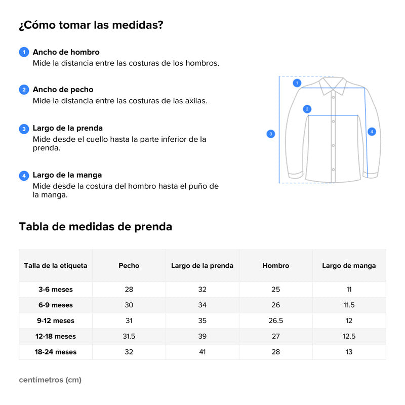 Camisa Casual De Bebé Mod. 317-3002al Marca Losan®