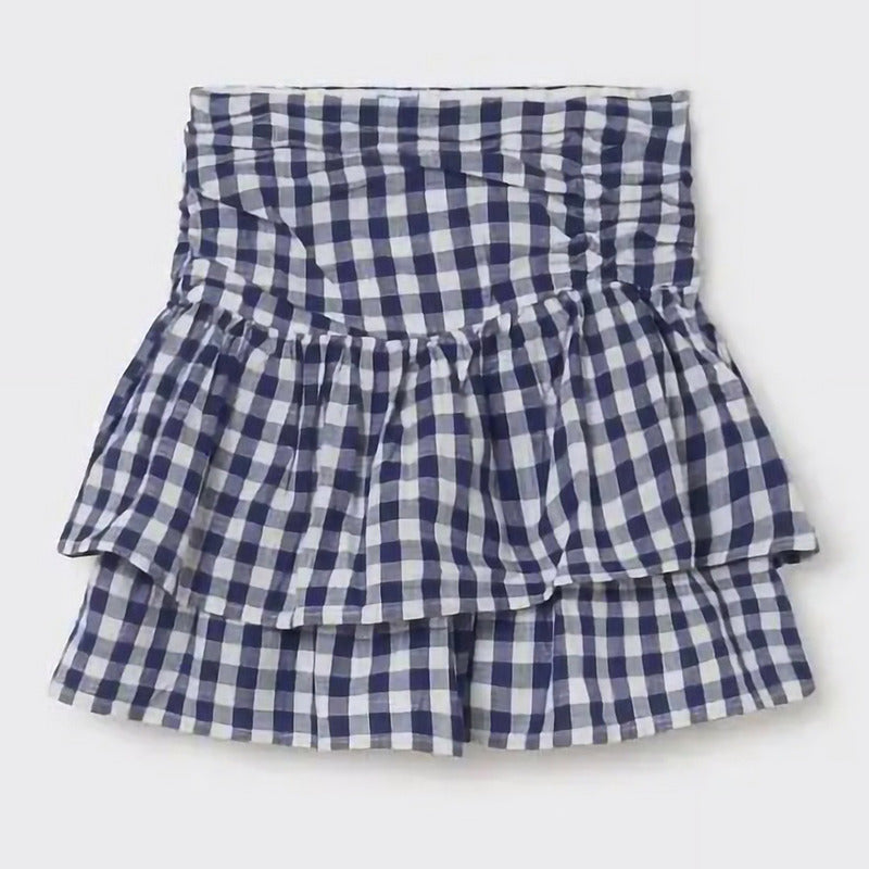 Falda De Niña Mod.6904 Indigo Marca Mayoral® Índigo Geométrico 14 Años