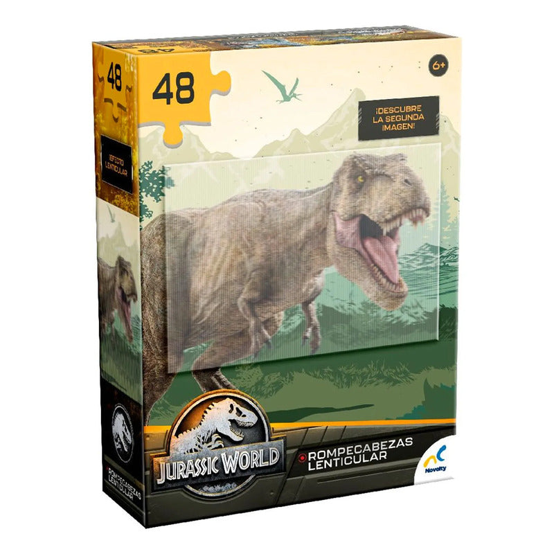 Rompecabezas Lenticular Jurassic World 48 Pz Novelty ®