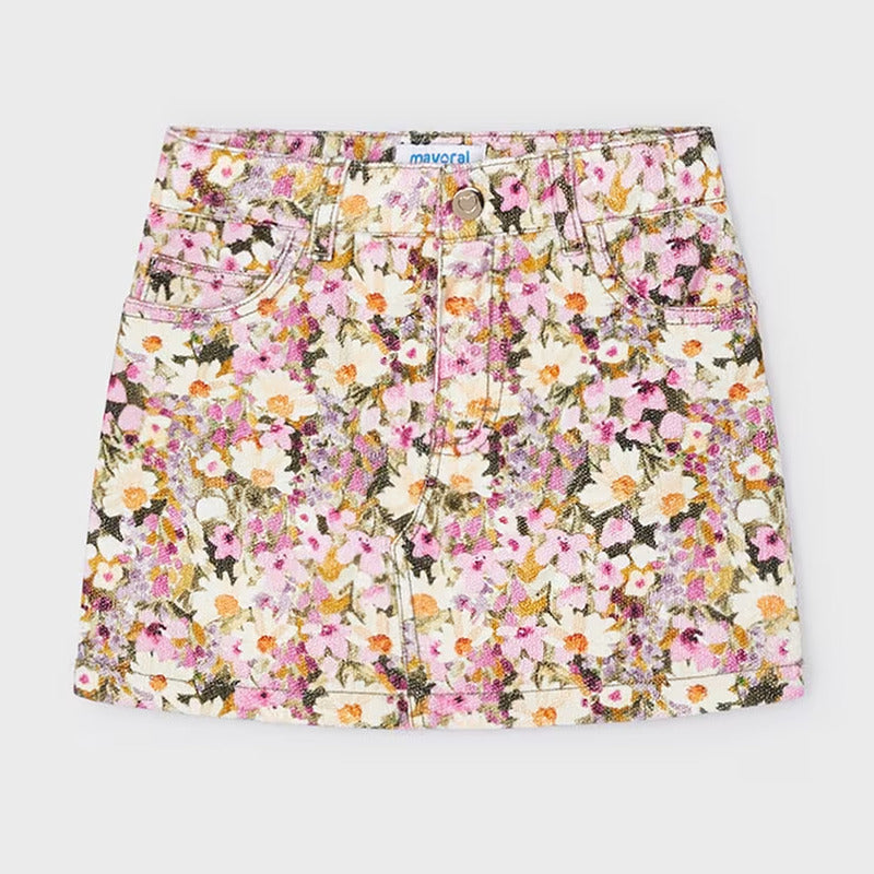 Falda Tipo Gamuza Para Niña Mod.4905 Marca Mayoral®