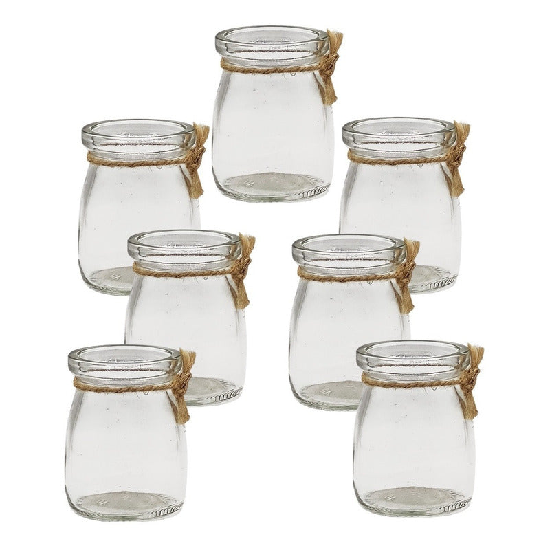 Decoración Para Interior Jarritos Vintage Con Base Metálica Blanco