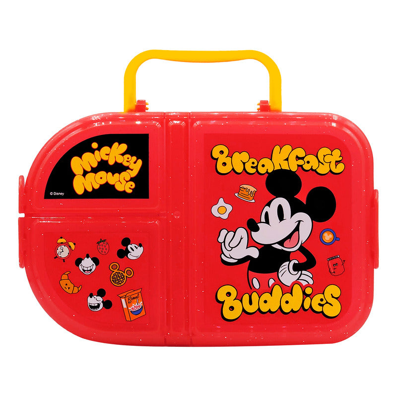 Lonchera Escolar Infantil 3 Divisiones Diseños Animados