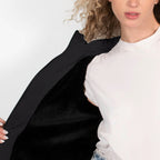 Chamarra Para Mujer Mod.dw89-pol7888 Marca Greenlander® Negro 2xg Lisa