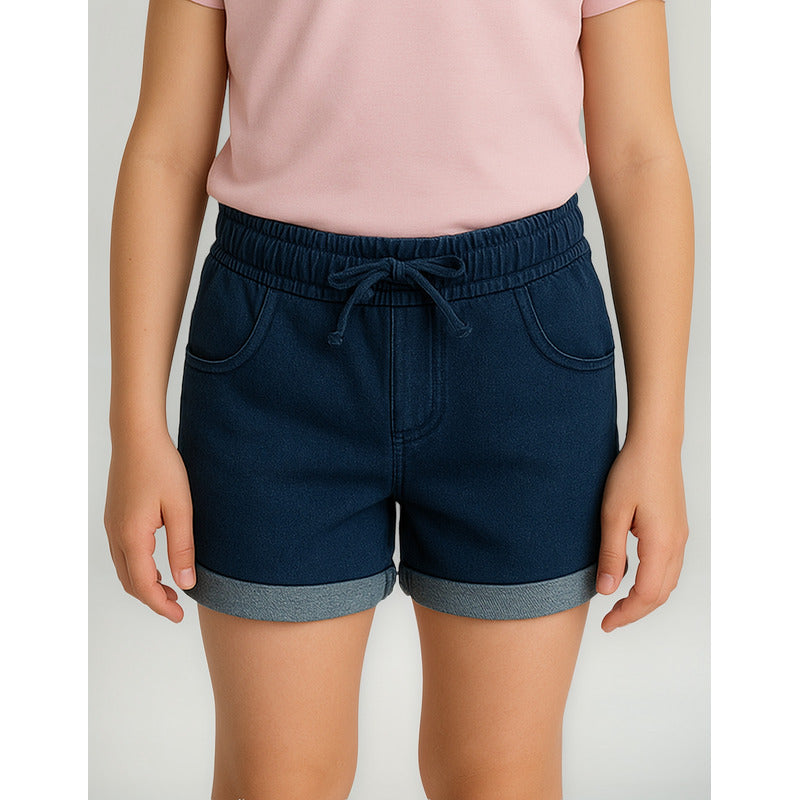 Short Ligero De Niña Mod.21g-6651al Marca Losan®