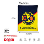 Frazada Ligera Super Suave Matrimonial Futbol Providencia® Equipo 500 G America