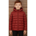 Chamarra Ultraligera Para Niño Mod.7456 Marca Mayoral® Terracota 12 Años Capitonado
