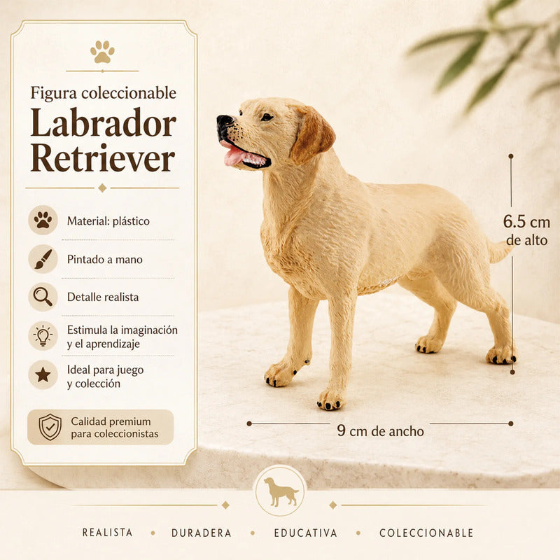 Figura Coleccionable Labrador-retriever 54029 Marca Papo®