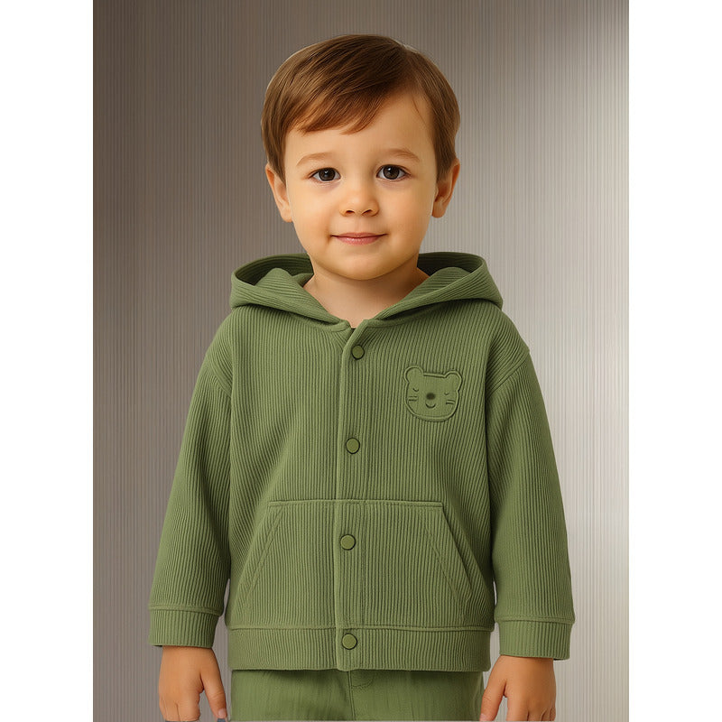 Sudadera De Niño Con Capucha Mod.1472 Marca Mayoral® 12 Meses Verde Musgo