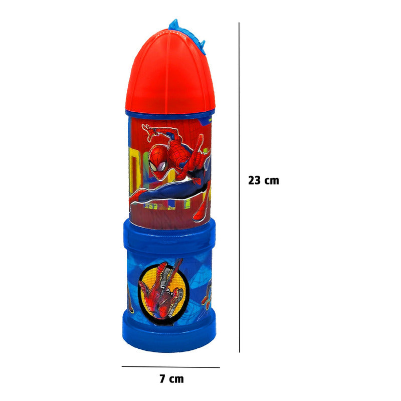 Botella De Agua Con Compartimento Diseño Infantil
