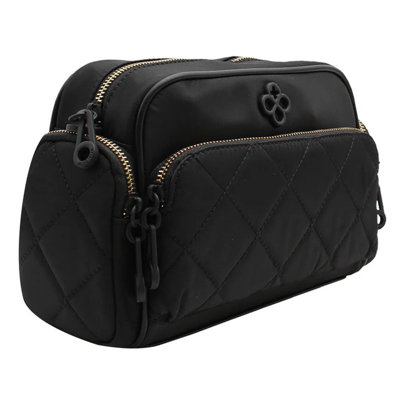 Bolso Crossbody Para Mujer Mod. Ji 2519 Jaime Ibiza® Negro Lisa Níquel Multicolor