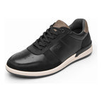 Tenis Casual Para Hombre Mod.419801 Marca Flexi® Negro Lisa 27 Mx