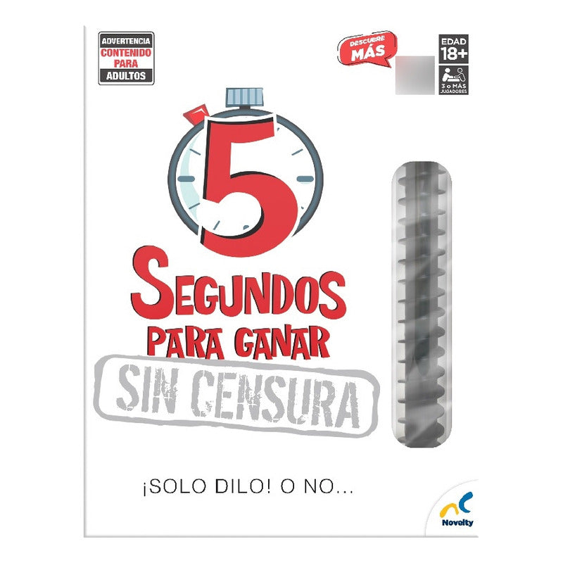 5 Segundos Para Ganar Sin Censura Juego De Mesa Novelty