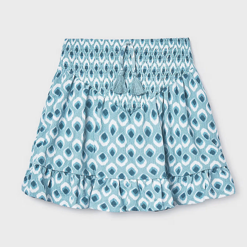Falda Casual Juvenil Mod.6901 Marca Mayoral® Alga Geométrico 12 Años