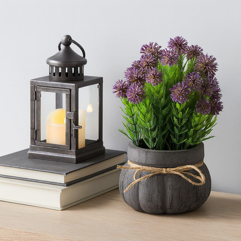 Decoración De Flores Artificiales En Maceta Para Interiores