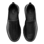 Zapato Mocasín Conford Para Mujer Mod.130210 Marca Flexi® Negro Perforado 24.5 Mx