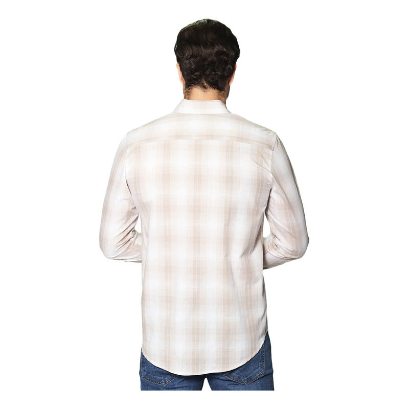 Camisa Para Hombre Regular Fit Mod. B45103 Marca Bobois®