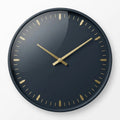 Reloj De Pared Para Interiores Moderno Decorativo 50cm Azul Oscuro
