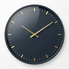 Reloj De Pared Para Interiores Moderno Decorativo 50cm Azul Oscuro