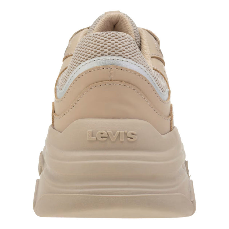 Tenis Estilo Chunky Para Mujer Mod. L1225221 Marca Levis®
