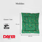 Tapete Estampado Y  Acolchado Transportadora Para Mascota