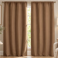 Set De Cortinas 2pz Cortas Viasoft 1.80mx1.18m Vianney® Marrón