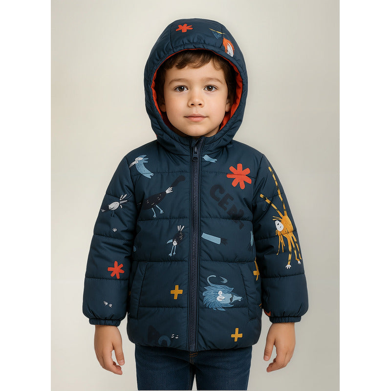 Chamarra Doble Vista De Niño Mod. Lkbap0103 Marca Losan®