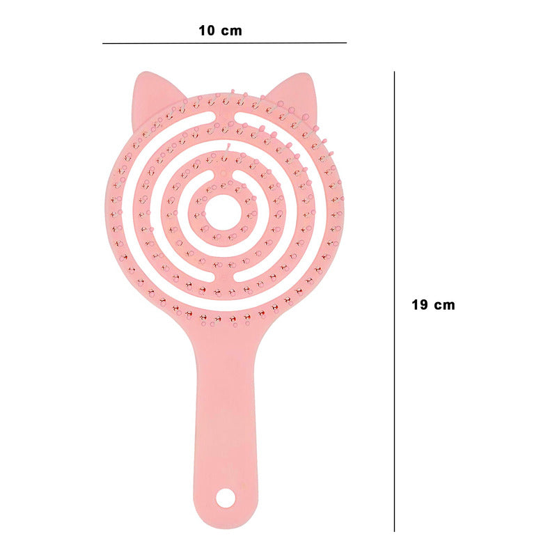 Cepillo Hueco Anti Enredos Cabello Grueso Y Delgado Flori®