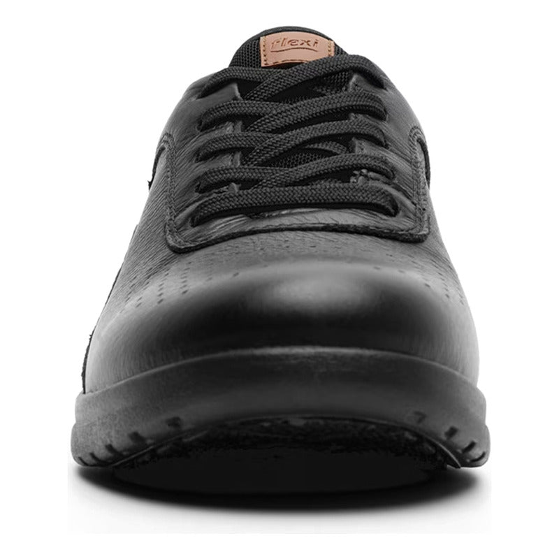 Zapato Tenis Conford Para Dama Mod.102015 Marca Flexi® Negro Lisa 25.5 Mx