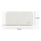 Cartera Bordado Sutil Para Mujer Mod.25sayp13/1001 Desigual® Beige Bordado