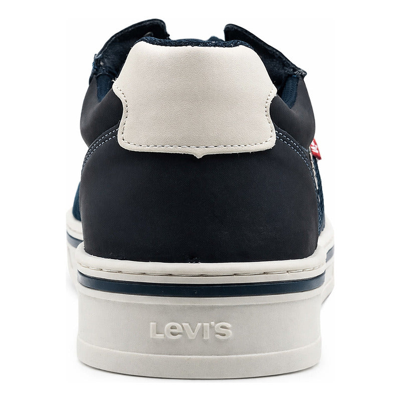 Tenis Casual Para Hombre Mod. L2125532 Marca Levi's® Azul Marino Geométrico 27 Mx