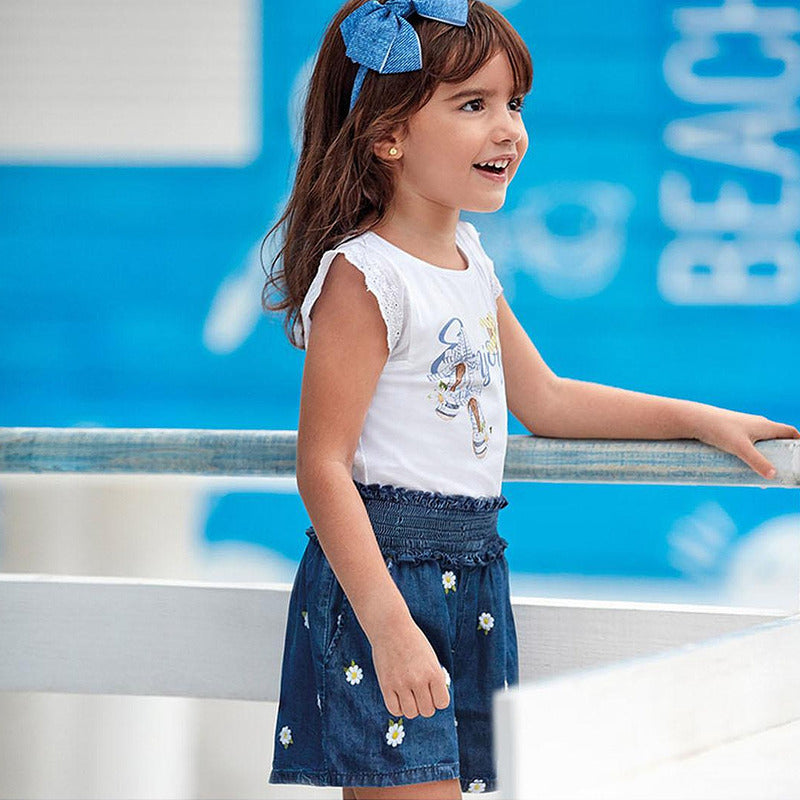 Short Holgado Cómodo De Niña Mod.3280 Marca Mayoral®