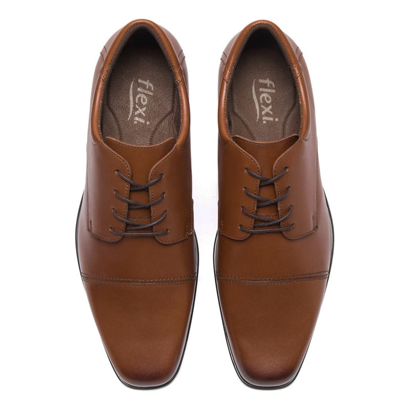 Zapato Derby Vestir Para Hombre Mod.90725 Flexi®