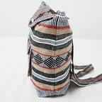 Mochila Artesanal Tejida Tipo Morral Con Bolsillo Frontal 10kg