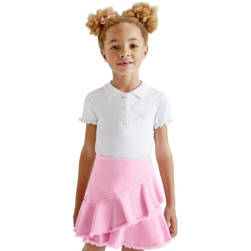 Falda De Niña Con Cintura Ajustable Mod.3902 Marca Mayoral®