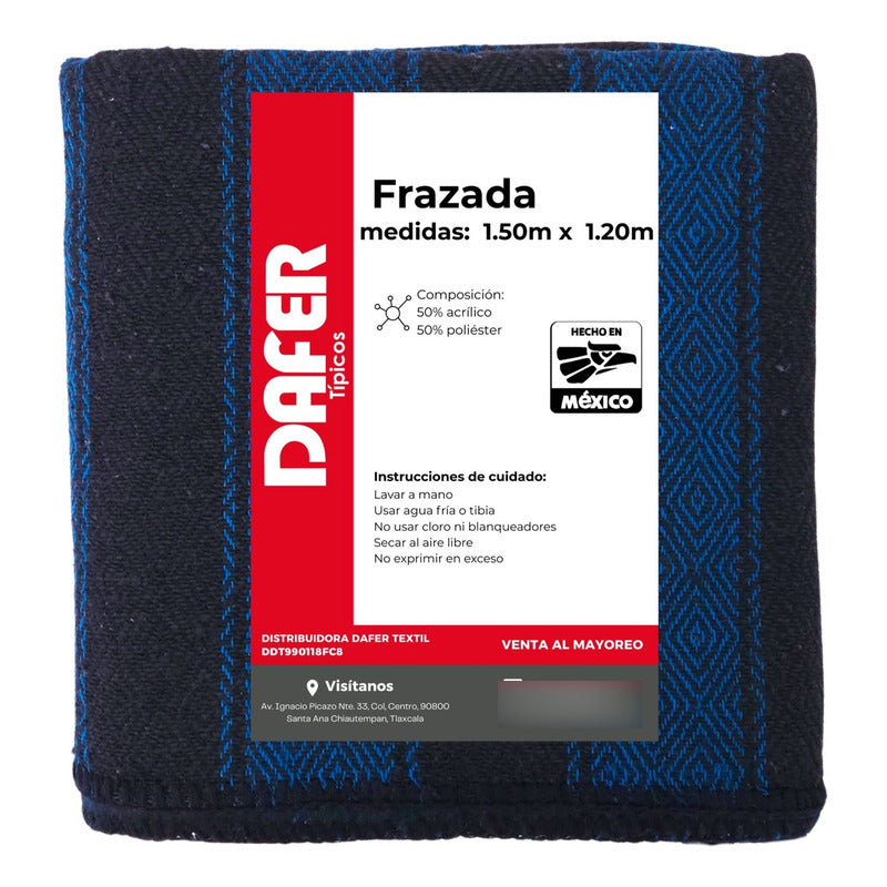 Frazada De Acrilico Afelpada Multiusos 1.20m X 1.50m Mod. Ac