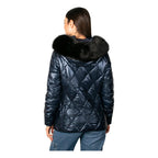 Chamarra Capitonada Para Mujer Mod.dw86-pol7133 Greenlander® Navy G Capitonado