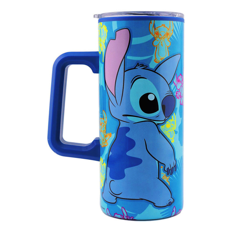 Termo Con Asa Tapa Clean 500ml Diseños Animados